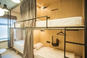 Хостел Capsule Hotel & Hostel. Место в общем 4-местном номере Стандарт 1